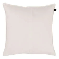 Overseas Middlestitch Kussen - 60 x 60 cm– Velours – Beige