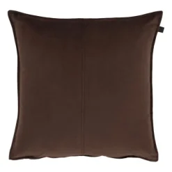 Overseas Middlestitch Kussen - 60 x 60 cm– Velours – Beige