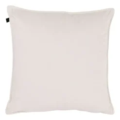 Overseas Middlestitch Kussen- 45 x 45 cm - Velours – Off White