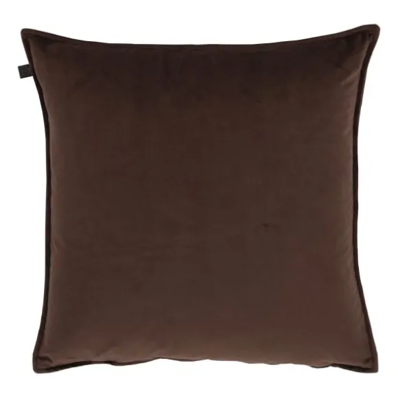 Overseas Middlestitch Kussen- 45 x 45 cm - Velours – Off White