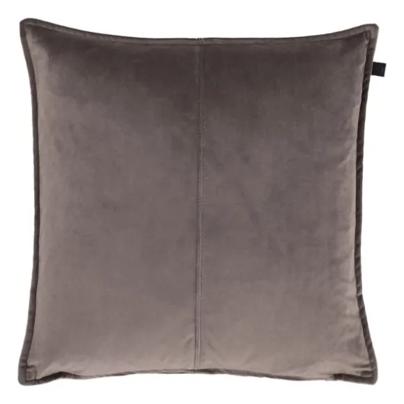 Overseas Middlestitch Kussen- 45 x 45 cm - Velours – Off White