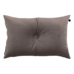 Overseas Velours Button Kussen - Rose Dust