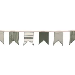 Overseas Vlaggenlijn - Soft Green - 260 cm