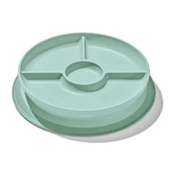 Oxo Tot Stick & Stay Bord met 3 vakjes - Blossom