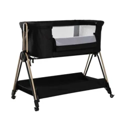 Puck Claire Co-Sleeper - Zwart / Goud