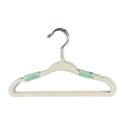 Puck Kledinghanger - Antislip - 6 Stuks - Ecru