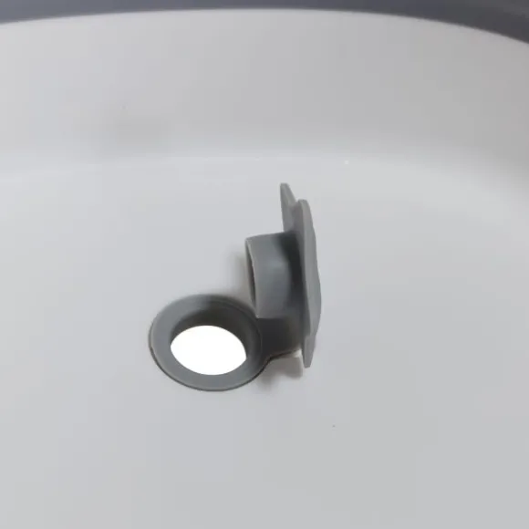 Puck Opvouwbaar Bad M Wit / Grijs