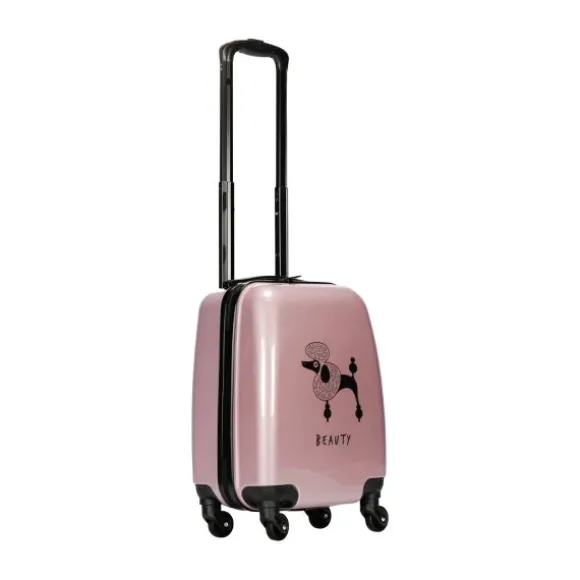 Puck Poodl Kinderkoffer - Rose - 46 cm