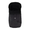 Qute Q-Cocoon Fleece Voetenzak - Zwart