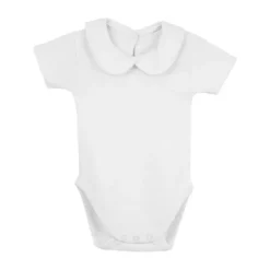Rapife Romper Korte Mouw Met Kraag White Mt. 50