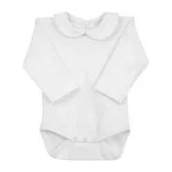 Rapife Romper Lange Mouw Met Kraag White Mt. 50