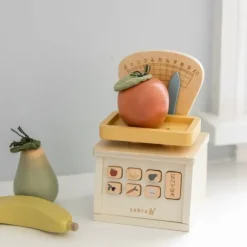 Sebra Houten Winkelweegschaal - Naturel
