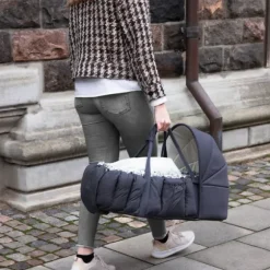 Sebra Kap Voor 3-in-1 Babynest - Blue Olive
