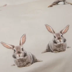 Snurk Bunny Dekbedovertrek – 140 x 200/220 cm – Beige
