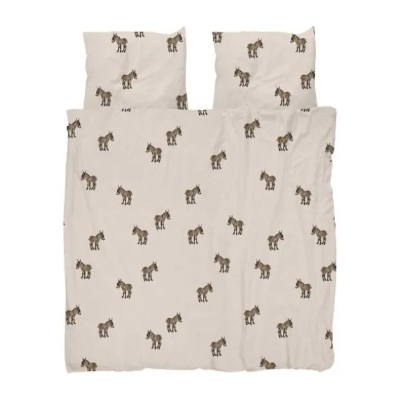 Snurk Dekbedovertrek - Donkeys - 200x200/220 cm - Inclusief 2 Kussenslopen