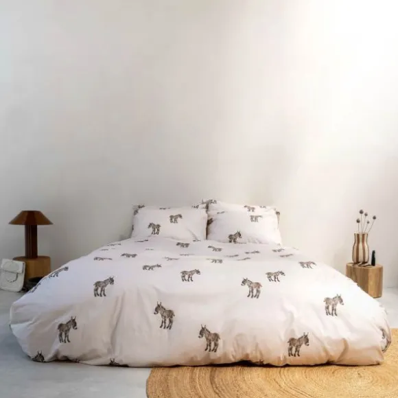 Snurk Dekbedovertrek - Donkeys - 200x200/220 cm - Inclusief 2 Kussenslopen