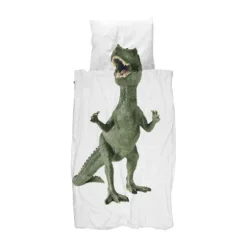 Snurk Dino Dekbedovertrek 140 x 200/220 cm