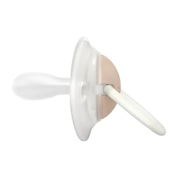 Suavinex Fopspeen - Wild & Free SX Pro - 0‑6Mnd - 2 Stuks - Silicone - Grijs Glow In The Dark