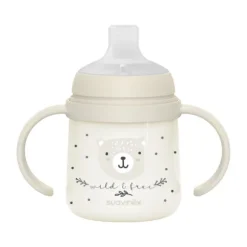 Suavinex Wild & Free Beker Met Handvaten - 150ml - 6Mnd+ - Blauw
