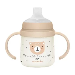 Suavinex Wild & Free Beker Met Handvaten - 150ml - 6Mnd+ - Blauw