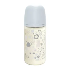 Suavinex Wonderland SX Pro Fles Glas - Medium Flow - 240ml - Blauw