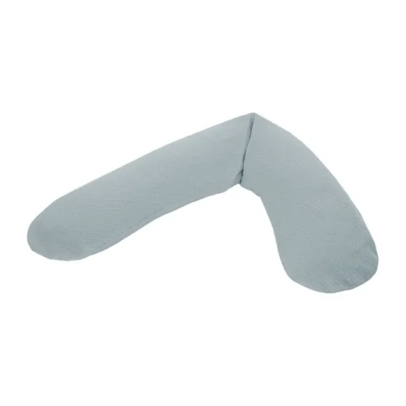 Theraline Gebreid Katoen Voedingskussen Nevel Blauw