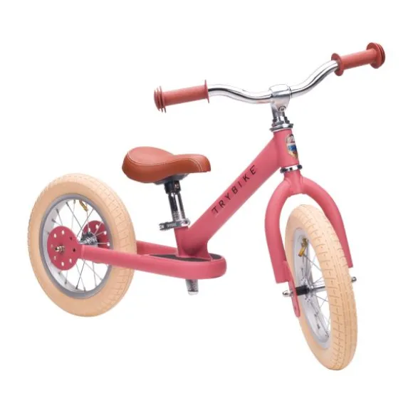 Trybike Steel Vintage Loopfiets - Red Matt