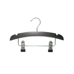 TWF Kledinghanger Met Clips - 3 Stuks - Hout Wit