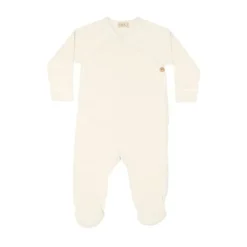 UAUA Kimono Met Voetjes Crema 3-6 Mnd