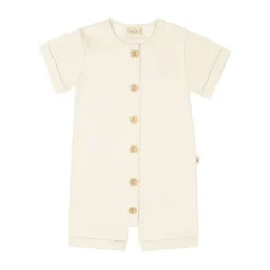 UAUA Onesie Met Knopen Crema 0-1 Mnd