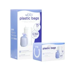 Ubbi Biologisch Afbreekbare Zakken Luieremmer 3-Pack