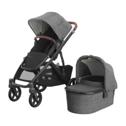 UPPAbaby VISTA V3 Kinderwagen 4-in-1 - Theo | Joolz X Maxi-Cosi Pebble 360 Pro 2 Autostoeltje | Maxi-Cosi FamilyFix 360 Pro