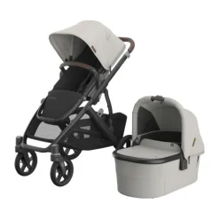 UPPAbaby VISTA V3 Kinderwagen 4-in-1 - Theo | Joolz X Maxi-Cosi Pebble 360 Pro 2 Autostoeltje | Maxi-Cosi FamilyFix 360 Pro