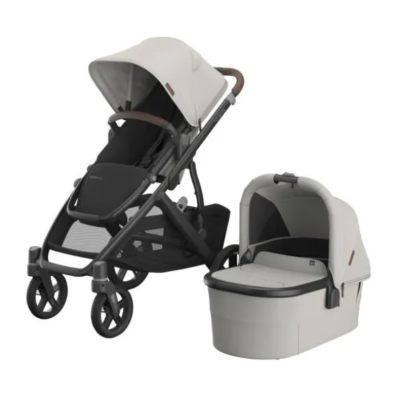 UPPAbaby VISTA V3 Kinderwagen 4-in-1 - Theo | Joolz X Maxi-Cosi Pebble 360 Pro 2 Autostoeltje | Maxi-Cosi FamilyFix 360 Pro