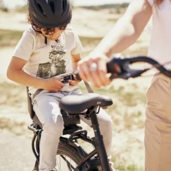 Urban Iki Junior Fietszitje - Bincho Black / Kurumi Brown