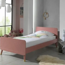 Vipack Billy Bed Satin White 90 x 200 cm