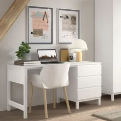 Vipack Bureau - Eva - Wit
