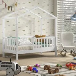Vipack Dallas Juniorbed – 70 x 140 cm – Wit