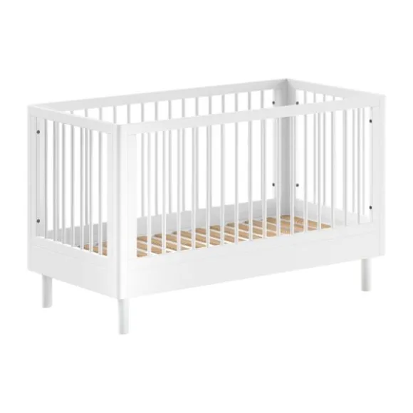 Vipack Forrest Babybed Met Ombouw - 70 x 140 cm - Beuk Wit