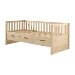 Vipack Fritz Kajuitbed Met Laden Milky Pine 90 x 200 cm