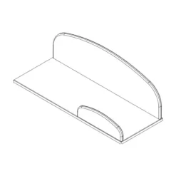 Vipack Kiddy Hangplank Wit 65 cm