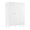 Vipack Kleerkast 3-Deurs - Forrest Beuk - Wit