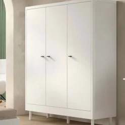 Vipack Kleerkast 3-Deurs - Forrest Beuk - Wit