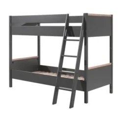 Vipack Londen Stapelbed Hoog Antraciet 160 cm