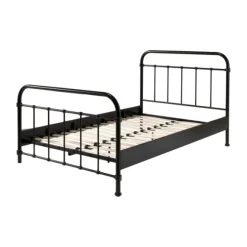Vipack New York Bed Metaal Zwart 120 x 200 cm