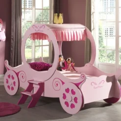 Vipack Princess Kate Car Bed Roze 90 x 200 cm