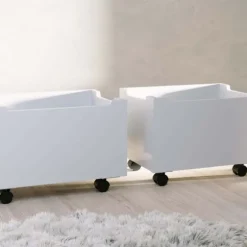 Vipack Set van 2 Laden - Forrest Beuk - Wit