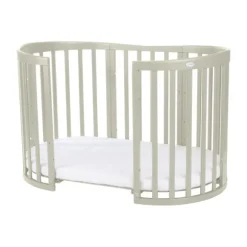Waldin Oval Combibed 7‑in‑1 - Natural inclusief matras