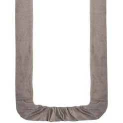 Witlof for kids Velvet Rib Tuck-Inn wiegdeken - 40 x 80 cm - Warm Grey
