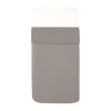 Witlof for kids Waves Tuck-Inn ledikantdeken - 60 x 120 cm - Warm Grey.